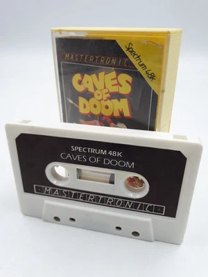 JUEGO CINTA SPECTRUM SINCLAIR ZX Caves of Doom 48K 128K - Imagen 1 de 4