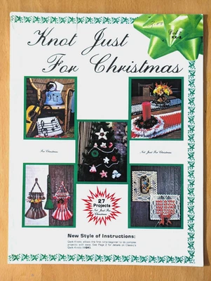 Nodo libro vintage Qwik-Knots solo per Natale macramè vol 2 KX-2 1980 - Immagine 1 di 4