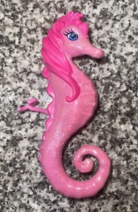Barbie In A Mermaid Tale * SEAHORSE ONLY * Figure PINK Glitter Toy ⭐️ SPARKLY ⭐️ - Picture 1 of 3