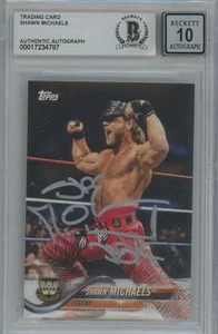 Shawn Michaels 2018 Topps Legend 10 GEM Beckett BAS Signed Auto Autographed - Picture 1 of 1