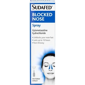 Sudafed Blocked Nose Spray, Relief from Congestion Caused by Head Cold New - Picture 1 of 11