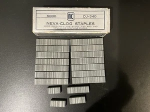 Vintage Neva Clog Staples DJ-340 Open Box Less Than Half Full - Picture 1 of 9