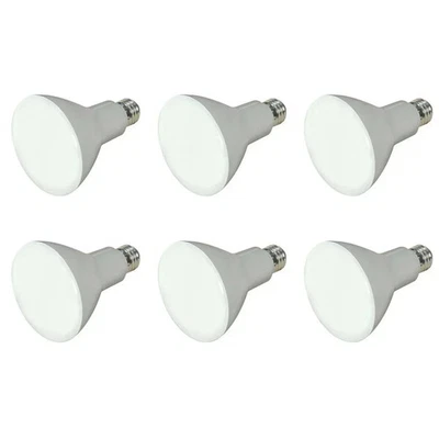 Satco 9.5W - BR30 LED - 2700K - Medium base - 120V - Dimmable - 6PK - Image 1 of 2