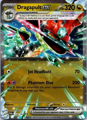 Dragapult ex 130/167 SV06: Twilight Masquerade NM - Image 1 of 2