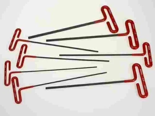 Eklind Tool Company 53198 8 Piece 9" Cushion Grip Sae T-handle Hex Key Set - Image 1 of 1