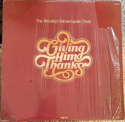 BROOKLYN TABERNACLE CHOIR: Giving Him Thanks 1981 Евангелие LP EX/EX - Изображение 1 из 2