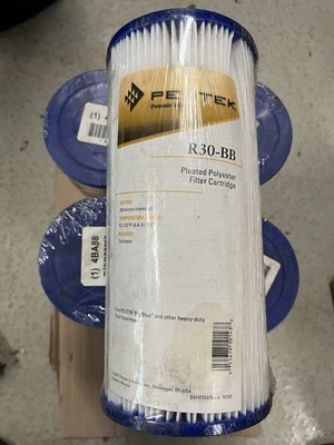 Pentek Big Blue R30-BB 30 micron pleated polyester filter cartridge - Image 1 of 4