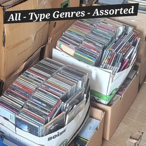 100 CD Lot Assorted CDs, Artists Genres * All Types -- Wholesale BULK RESELLERS - Imagen 1 de 1