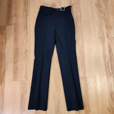 Gucci Women's Belted Black Pants Sz IT 38 US 2 - Image 1 of 4