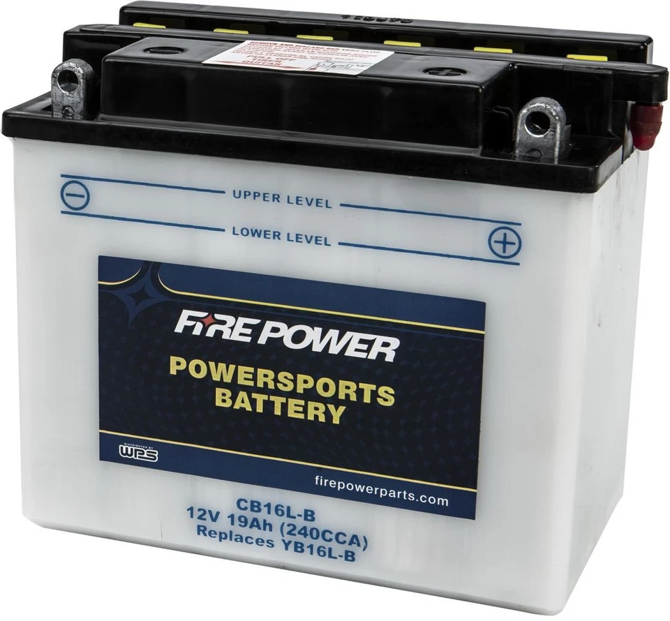 WPS Fire Power CB16L-B Battery Kawasaki/Yamaha KZ-1000/KZ1000C/TX750/KZ-1100 Foto 1 de 1