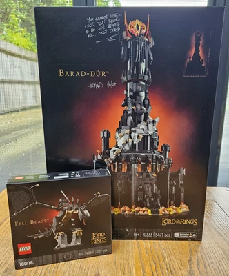 🌟SIGNED BY DESIGNER🌟 Lego 10333 The Lord of the Rings: Barad-dûr BNIB + 40693 - Image 1 of 4