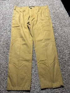 AE AMERICAN EAGLE 36X32 SLIM STRAIGHT MEN'S BROWN PANTS - Picture 1 of 2