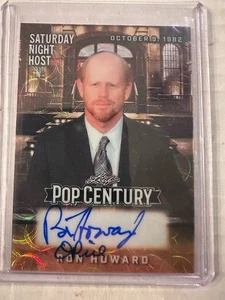2024 Leaf Pop Century Saturday Night Host Ron Howard 1/1 Gold Auto! - Picture 1 of 3