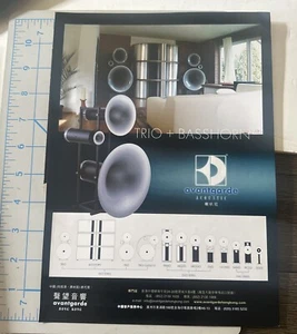 AVANTGARDE ACOUSTIC Hi End Loudspeaker Advertising Page TRIO BASSHORN - Imagen 1 de 6