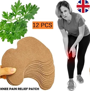 Parche de alivio del dolor de rodilla ajenjo Moxa parche de moxibustión caliente parche de autocalentamiento Reino Unido - Imagen 1 de 12