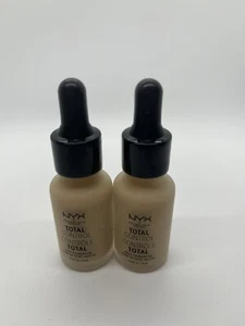 2 NYX Professional Total Control Drop Foundation, Nude Diaphane #MHR50W - Picture 1 of 8