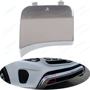 Chrome Front Bumper Tow Hook Cover Cap For Mercedes Benz X166 GLS450 2017-2019 - Picture 1 of 6