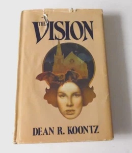 Vintage Book: The Vision by Dean R. Koontz, BCE HC DJ, 1977 - Picture 1 of 11