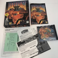 Vintage 1994 Macintosh DOOM II PC Big Box CD-ROM | Complete