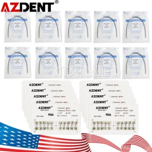Brackets de ortodoncia dental Mini ganchos Roth.022 345/cables de arco redondo - Imagen 1 de 16