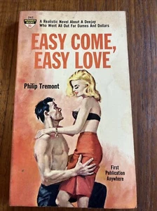 Easy Come Easy Love by Philip Tremont First Edition Stag Sleaze paperback vintag - Imagen 1 de 5