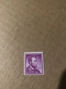 Abraham Lincoln 4 cent Stamp purple very rare. Great Condition! - Picture 1 of 1