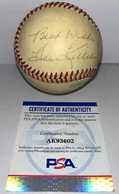 Harmon Killebrew OAL Signed Baseball,Minnesota Twins, PSA/DNA Autograph,(B74) - Image 1 of 4