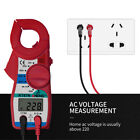 Amp Clamp Meter 0.7M Cable Voltage Tester For Voltage Measurement (Red)