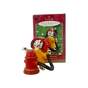 2000 Hallmark Keepsake Dousin' Dalmatian Firefighter Ornament Christmas - Picture 1 of 7