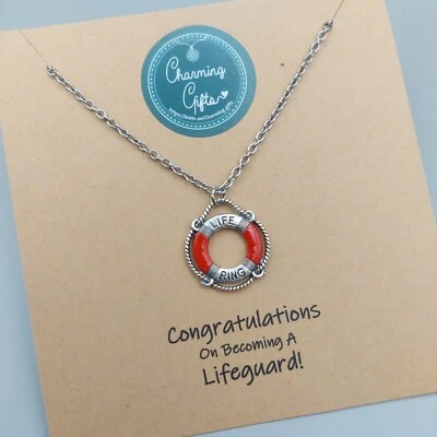 Collar Anillo Vida Náutica - Regalo Salvavidas y Nadador Foto 1 de 4