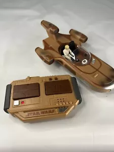 Star Wars Air Hogs X-34 Land Speeder Remote Control Vehicle 2015 Disney Tested - Picture 1 of 8