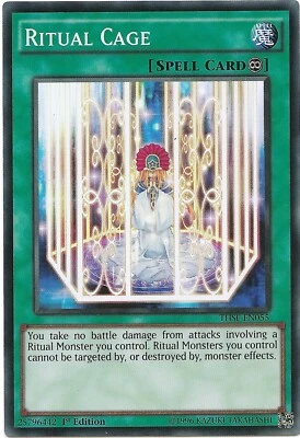 Ritual Cage THSF-EN055 Super Rare Yu-Gi-Oh Card 1st Edition New - Image 1 of 3