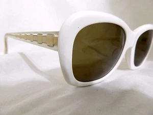 Vintage sunglasses Christian Roth 80's mod 2002 plastic WHITE 57 mm women large - Picture 1 of 5