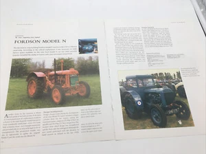Fordson Modelo N 1929 De colección Tractor Marco Artículo Fotos Especificaciones Pantalla - Imagen 1 de 3