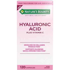Nature's Bounty Hyaluronic Acid Plus Vitamin C 120 Caps - Picture 1 of 2