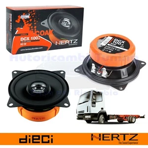 HERTZ DCX 100.3 Altavoces Coaxiales De 2 Vías 60W Para IVECO Eurocargo II - Imagen 1 de 6