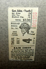 Pittsburgh Pirates 7/4/1974 July 4th Double Header Ticket Stub vs Expos