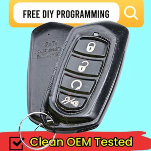 Clean Code Alarm CAT4 Remote Control Key Fob 4-Button Transmitter H50T59 H5OT59 - Picture 1 of 6