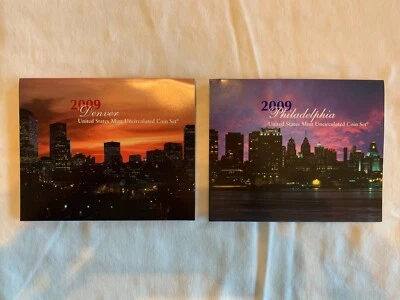 Juego P&D Mint 2009 brillante sin circular EE. UU. con certificado de autenticidad (juego de 36 monedas) Foto 1 de 4