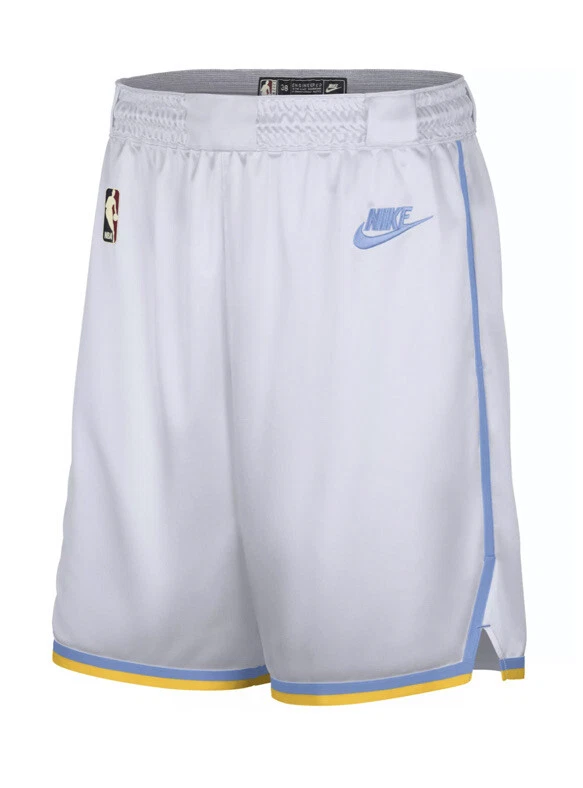 LA Lakers Nike White Hardwood Classic Retro Shorts Men’s Size XL 42
