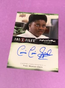 2018 X-Files: UFOs and Aliens Paranormal Script Carrie Cain-Sparks Auto - Picture 1 of 2