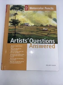 Artists' Questions Answered - Watercolor Pencils by Hilary Leigh (Hardcover) - Imagen 1 de 7
