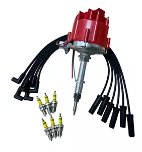Distributor + Wire Set + Spark Plugs For Toyota Land Cruiser FJ40 FJ60 1960-1990 - Picture 1 of 16