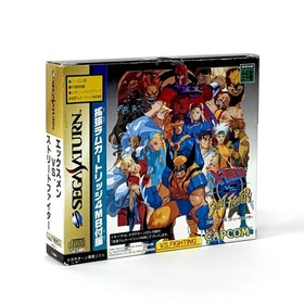 X MEN VS STREET FIGHTER 4MB Sega Saturn Japan Import Free shipping FedEx DHL