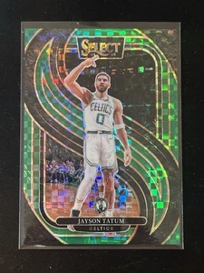 2024-25 Panini Select Jayson Tatum #110 Premier Level Green Checker 3/5 Celtics - Picture 1 of 2