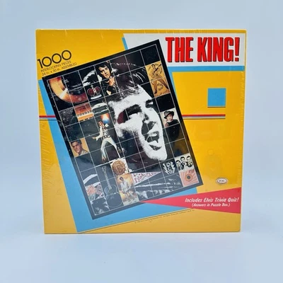 Vintage Elvis Presley Springbok Jigsaw Puzzle  1985 PZL3204 King Of Rock & Roll - Image 1 of 4