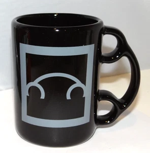 Volkswagen VW Bug Taza Negro Gris Automóvil Original Figura Mango Raro! - Imagen 1 de 8