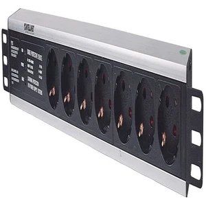 Intellinet 714006 19" 1.5U Rackmount 7-Output Power Distribution Unit (PDU), Wit - Photo 1/1