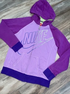 Nike Girl's Full Zip Hoodie XL Purple - Picture 1 of 6