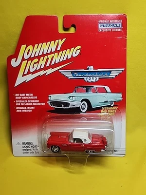 2002 Johnny Lightning '60 Ford Thunderbird  Bad Birds Red White NOS 🔥A7 - Image 1 of 4